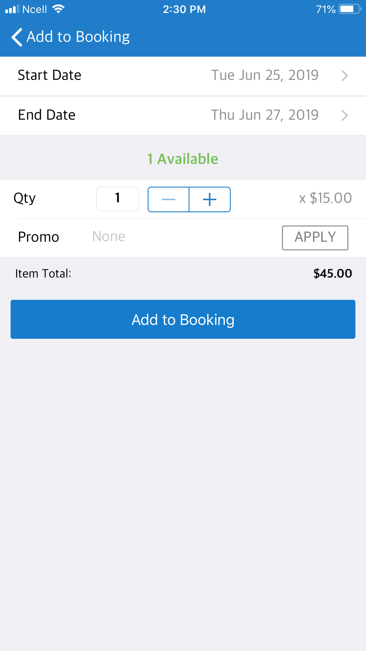 Checkfront screenshot: Mobile Apps (iOS / Android)