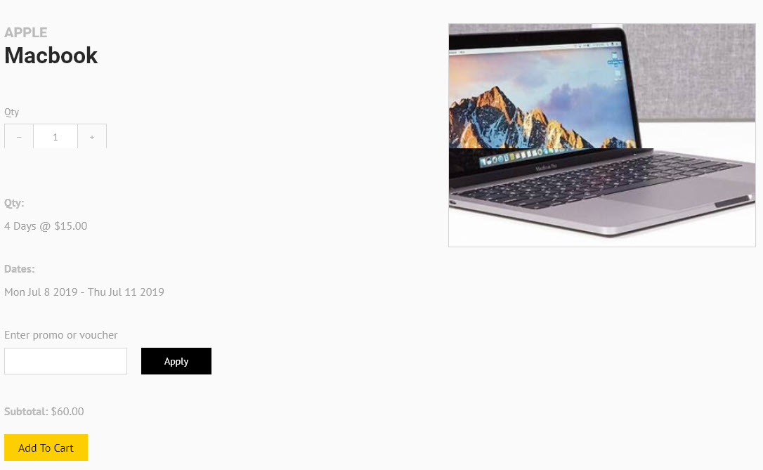 Checkfront screenshot: Online Store “Site Builder”